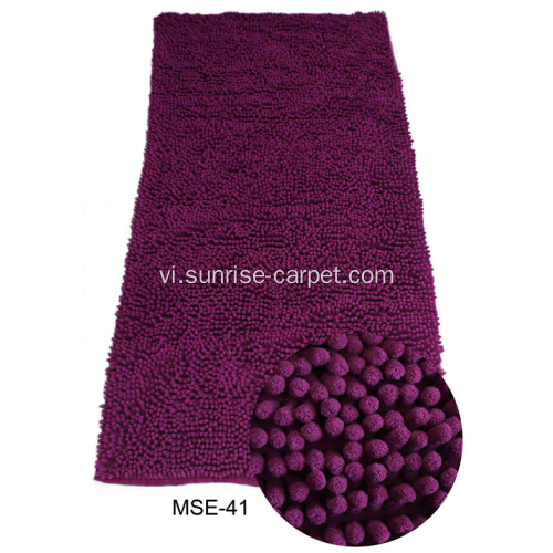 Chenille Rug với Microfiber